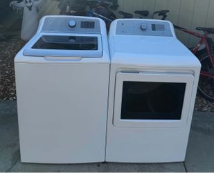 GE washer and electric dryer