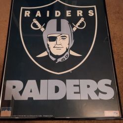 Raiders Framed Poster