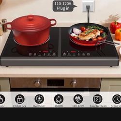NEW VBGK Electric Cooktop, 110V 3600w Stove top, 22 inch Countertop with 9 Power Levels, LED touch control Overheat Protection, Child Safety Lock & Ti