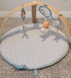 Baby Play Gym with Quilted Mat and Toys