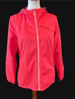 Pink Free Country Windbreaker Jacket Large