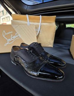 Mens Christian Louboutin Dress Shoes Size 8