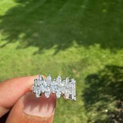 Fashion Diamond Marquis Ring 