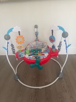Baby Einstein 2-in-1 Activity Jumper – Sky.
