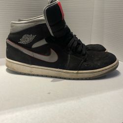 Jordan One Black Gray Red
