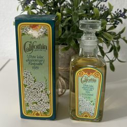 NEW Vintage 1976 Avon California Perfume Anniversary Keepsake moonwind Cologne