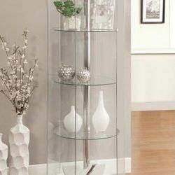 Beautiful Display Case In White Finish! Lowest Prices Ever!