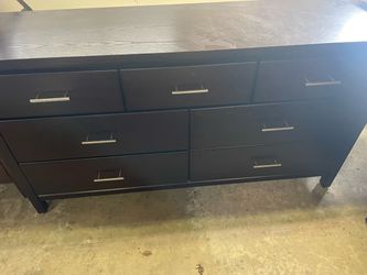 Dresser with mirror