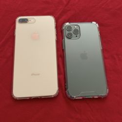 Apple iPhone 8 Plus 256gb Gold $550 or iPhone 11 Pro 256gb Green $950 I Can Meet & Deliver 