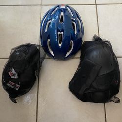 Kids Helmet, Knee And Elbow Pads