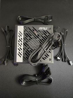 MSI MPG A850G PCIE5 850 Watt 80 Plus Gold ATX Fully Modular Power Supply - ATX 3.0 Compatible