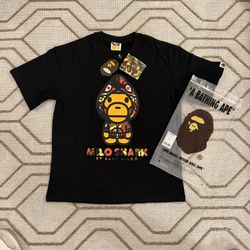 BAPE Baby Milo T-Shirt Black - New With Tags