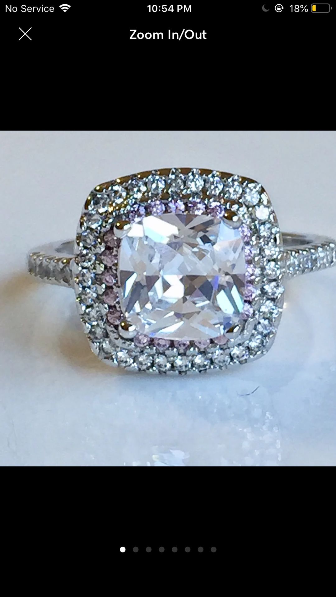 3ct AAA CZ stimulated Diamond ring wedding engagement ring