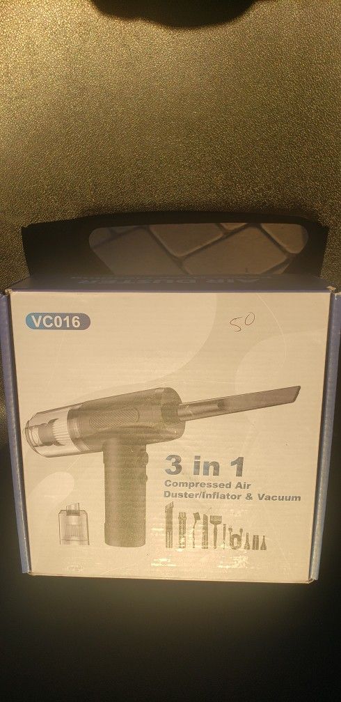 🌀 3-in-1 Compressed Air Duster, Inflator & Vacuum (Model: VC016) — Clean Smarter, Not Harder!
Ditch the canned air!
