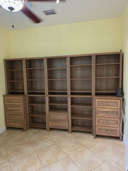 Birchwood bookcase set