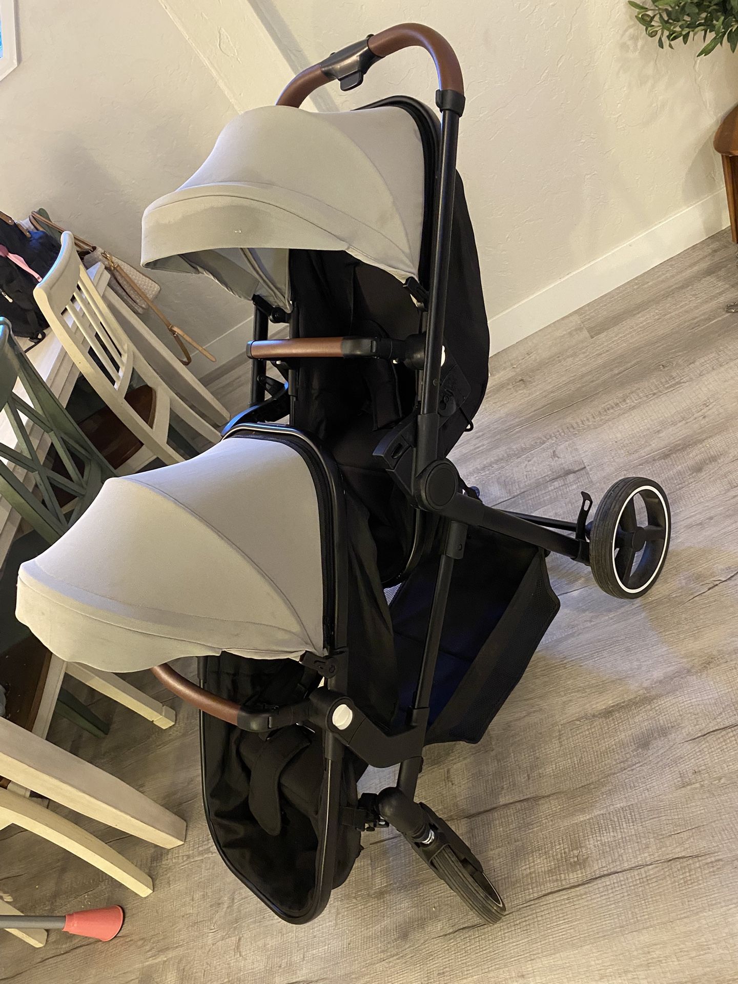Single To Double Tandem Stroller