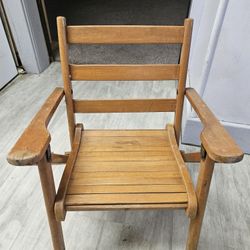 Vintage Children's Folding Chair 