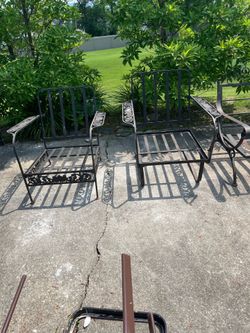 Antique Wrought Chairs