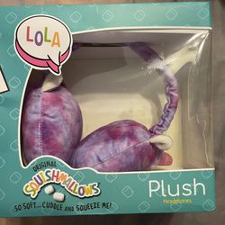 Squishmallow Plush Headphones