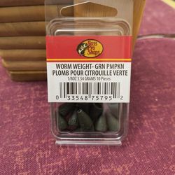 FISHING WORM WEIGHTS 1/8 oz