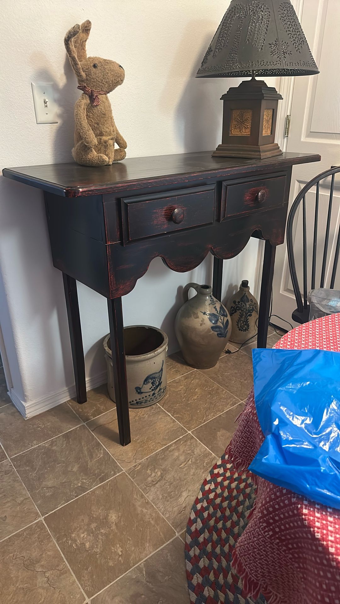Handmade Entry Table