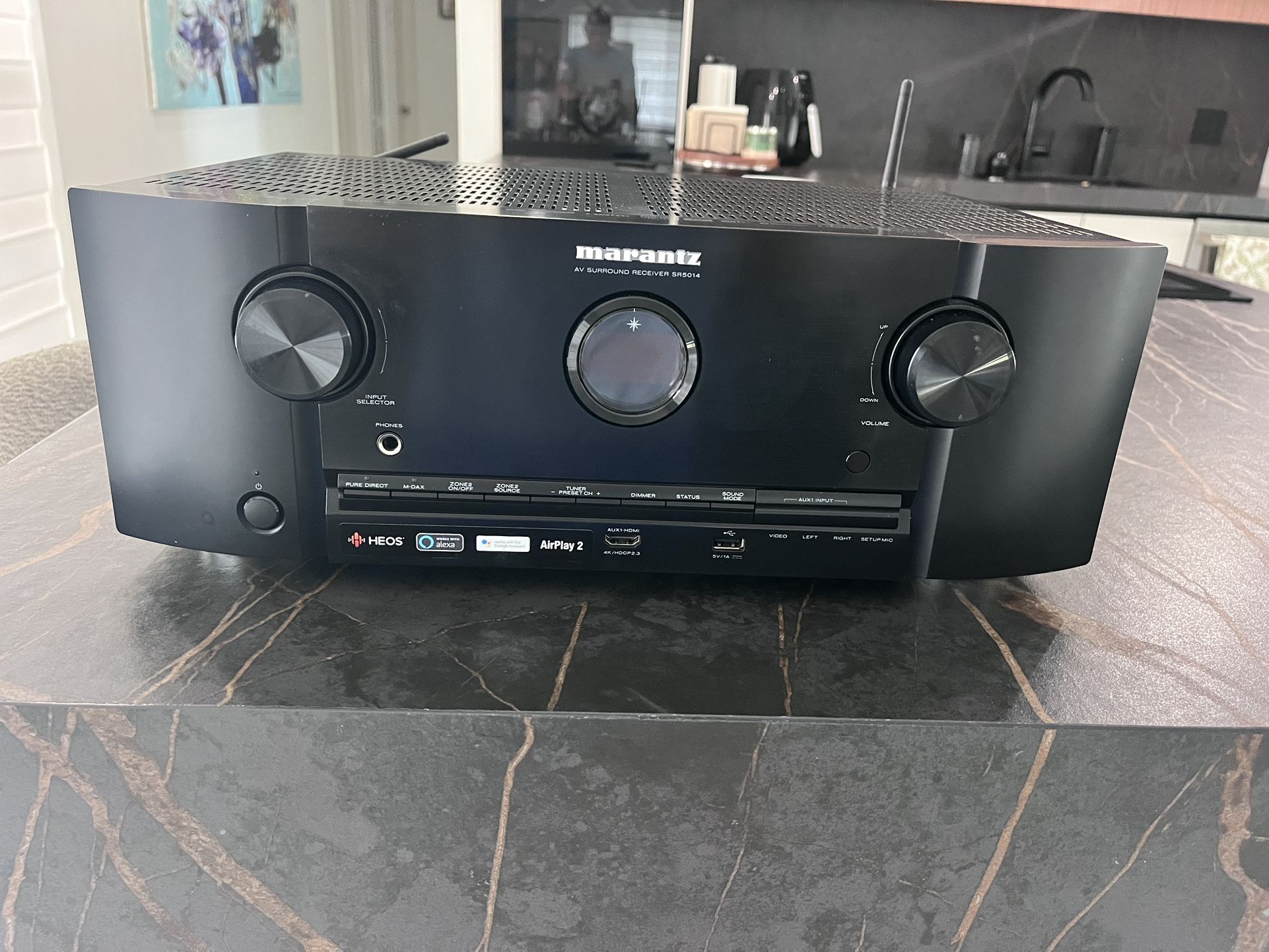 Marantz Black 7.2Ch 4K Ultra HD A/V Receiver With Heos Built-In