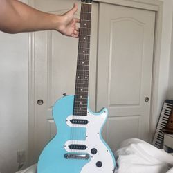 Epiphone Blue Electric Guitar