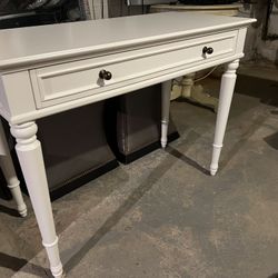 White Pottery Barn Desk 