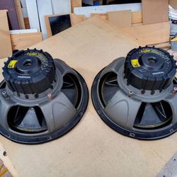 Two Kicker 15s In Custom Ported Subwoofer Enclosure 