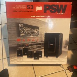 PSW S3 Surround Sound System