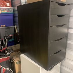 Black Storage Cabinet