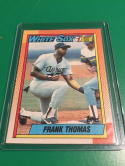 FRANK THOMAS ROOKIE CARD.