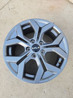 Kia Alloy Wheel Rim gray