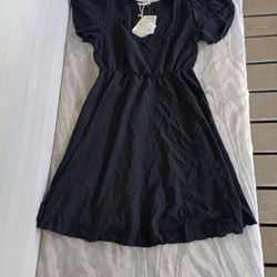 See You Monday Los Angeles Black Medium Dress 