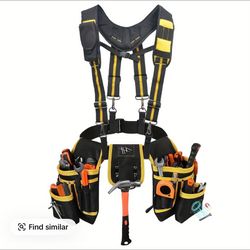 Tool Belt With Suspenders