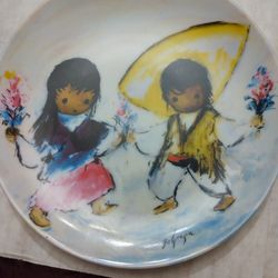 Boy and Girl Plate
