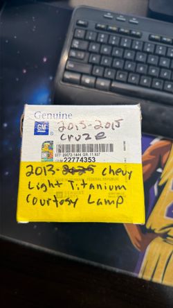 2013 2015 Chevy Cruz Light Titanium Courtesy Lamp