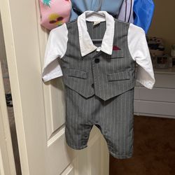 Baby Tuxedo Formal Outfit 