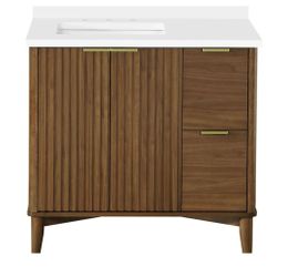 Miseno
Indy 36" Free Standing Single Basin Vanity Set with Cabinet and Cultured Marble Vanity Top