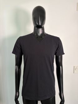 INTO THE AM Premium V-Neck T Shirt (Black / Men’s Medium)
