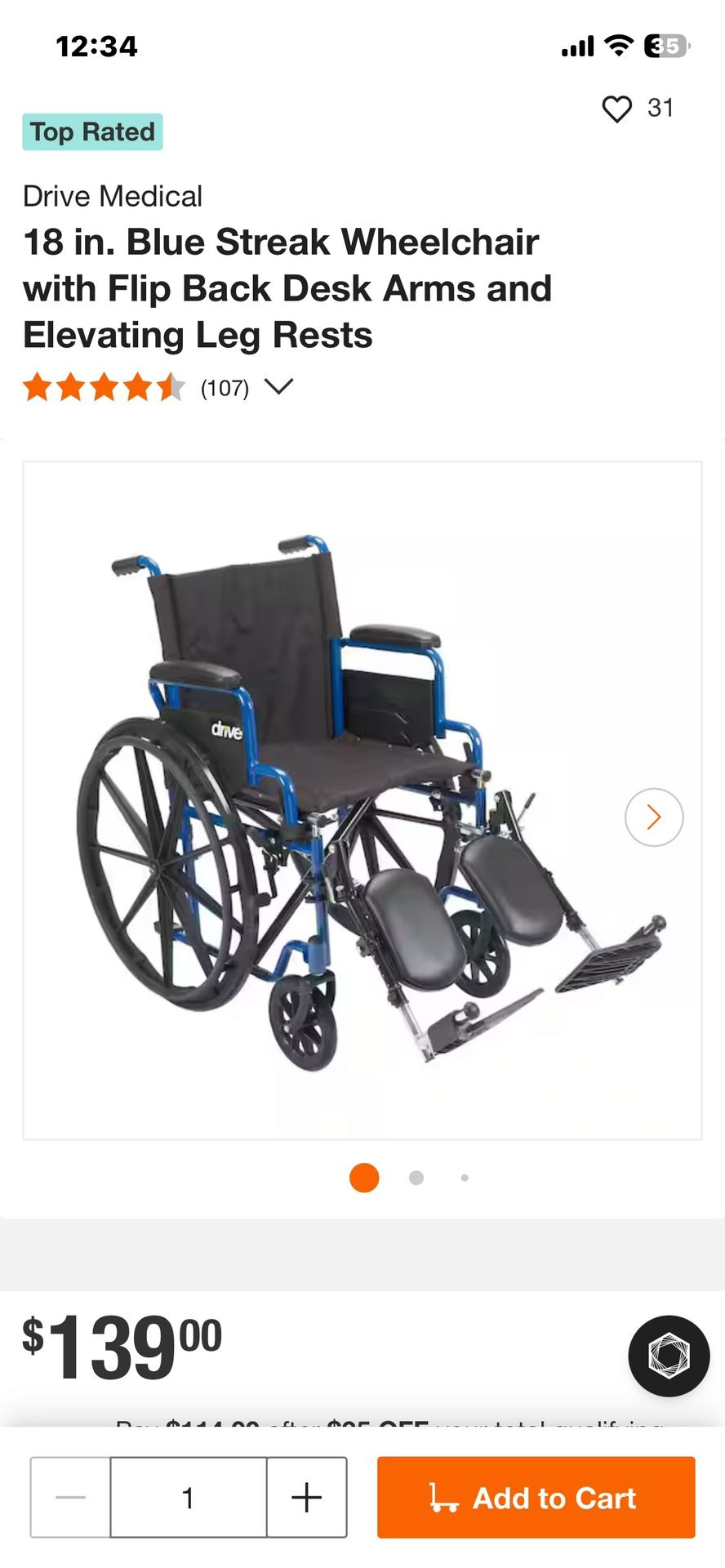 New Never Opened Wheelchair