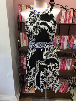 White House Black Market print dress