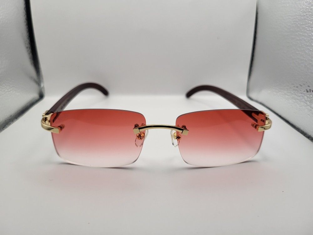 Cartier Rimless Glasses(Pink)