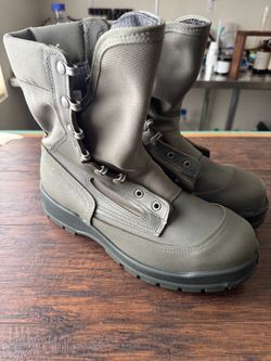 Belleville Air Force Womens/mens F680 ST Steel Toe Boots Safety Shoe 10/8 R USAF