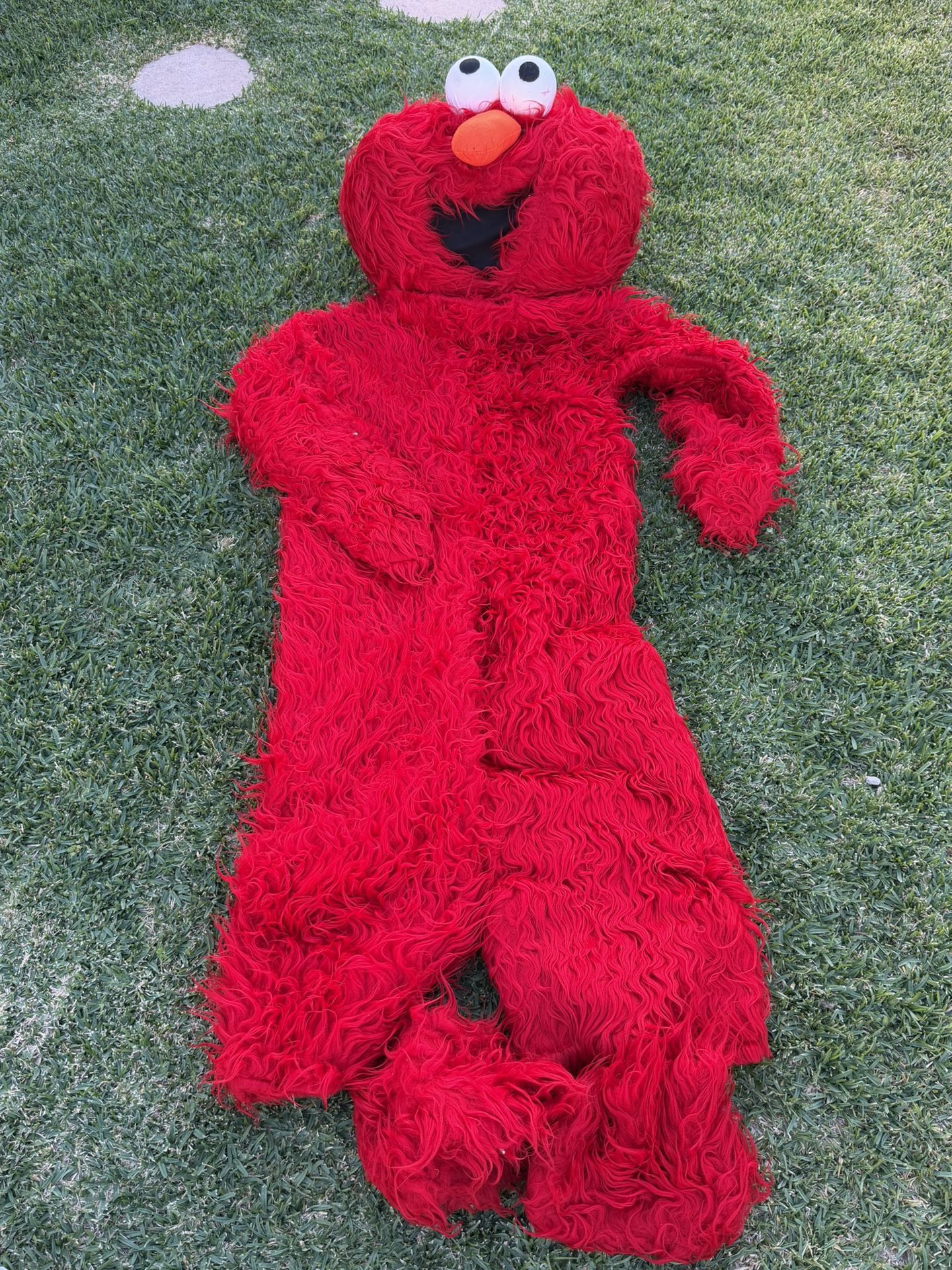 Complete Sesame Street Elmo Mascot Halloween Birthday Party Adult Costume