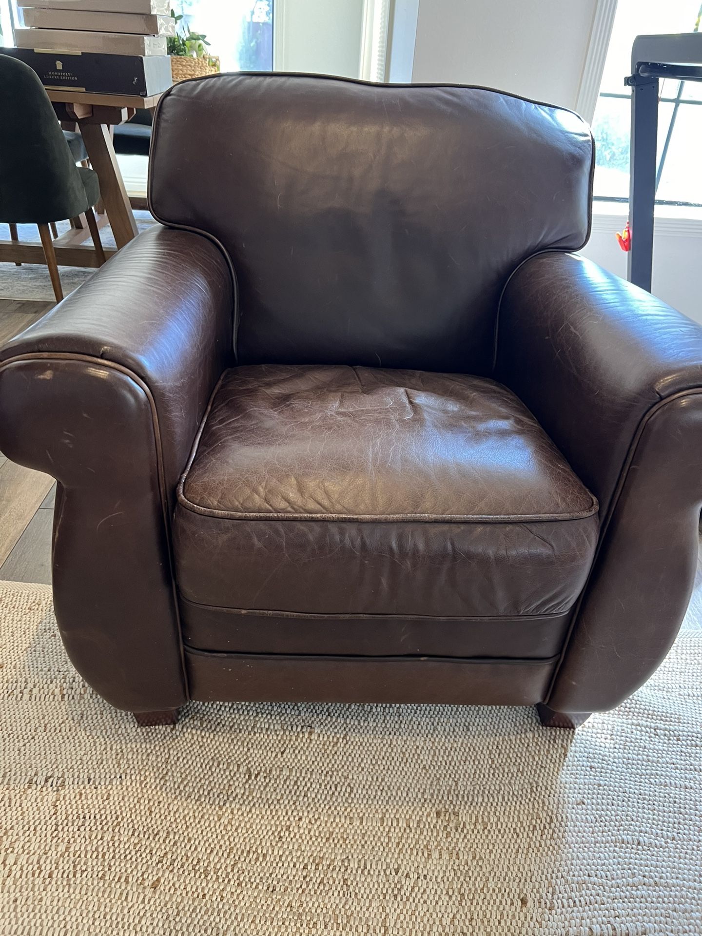 Leather Accent Chair