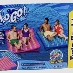 Double Drifter Pool Lounges 77x57.5 Twin Pack Bestway H20