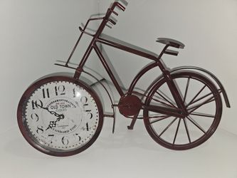 Vintage Bicycle Desk Clock