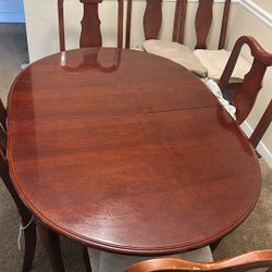 Dinning Table Six Chairs 