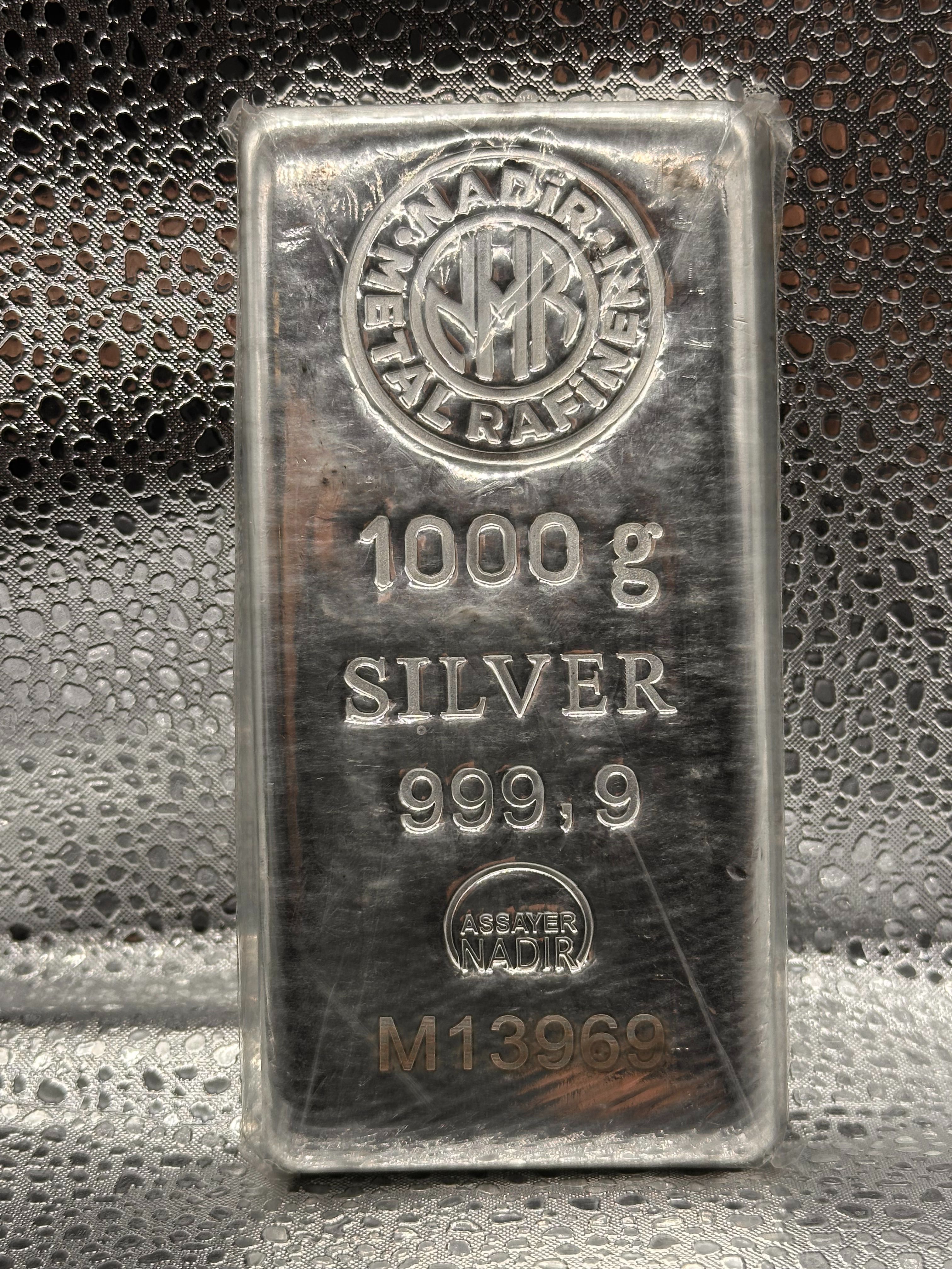 1000G Silver Bar 999.9 Silver